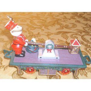 Train Pump Car by Toy State 1st Edition "Christmas Magic Express" Soldier Car O